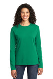 Port & Company Ladies Long Sleeve Core Cotton Tee. LPC54LS