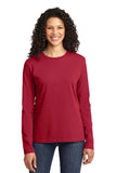 Port & Company Ladies Long Sleeve Core Cotton Tee. LPC54LS