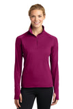 Sport-Tek Ladies Sport-Wick Stretch 1/2-Zip Pullover. LST850