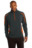 Sport-Tek Sport-Wick Stretch 1/2-Zip Colorblock Pullover. ST851