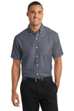 Port Authority Short Sleeve SuperPro Oxford Shirt. S659