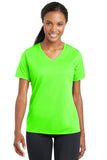 Sport-Tek Ladies PosiCharge RacerMesh V-Neck Tee. LST340